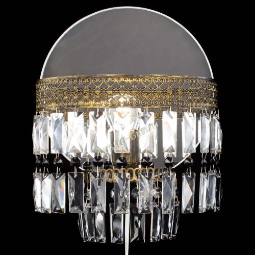 Бра Венеция Пластинка под бронзу Черная в Ижевске Гусь Хрустальный