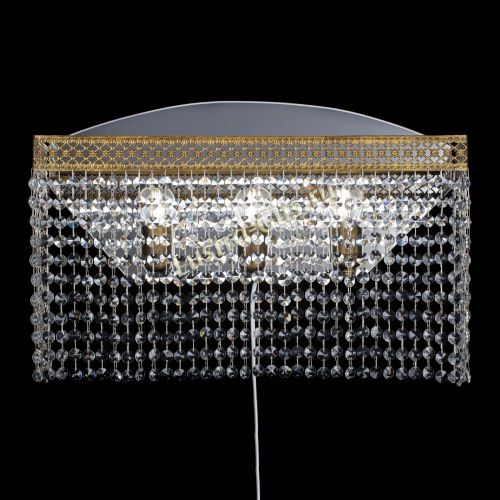 Бра Венеция Прямоугольник оптикон под бронзу в Ижевске Гусь Хрустальный