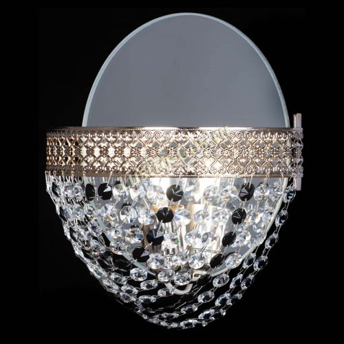 Бра Венеция Сетка черная в Ижевске Гусь Хрустальный