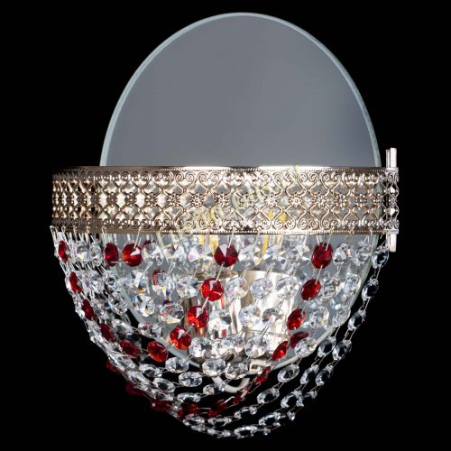 Бра Венеция Сетка красная в Ижевске Гусь Хрустальный