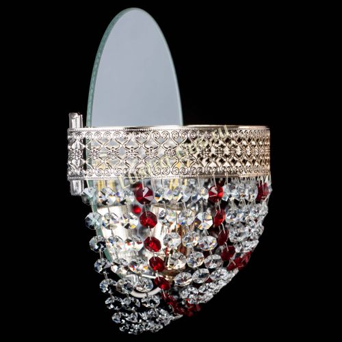 Бра Венеция Сетка красная в Ижевске Гусь Хрустальный