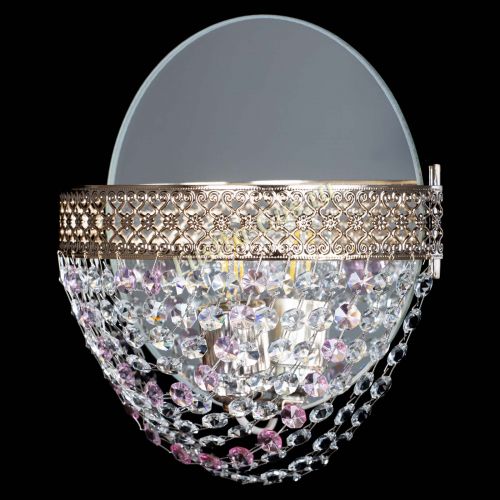 Бра Венеция Сетка розовая в Ижевске Гусь Хрустальный