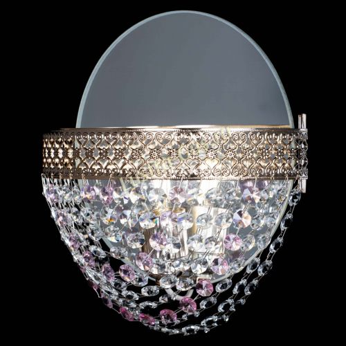 Бра Венеция Сетка розовая в Ижевске Гусь Хрустальный