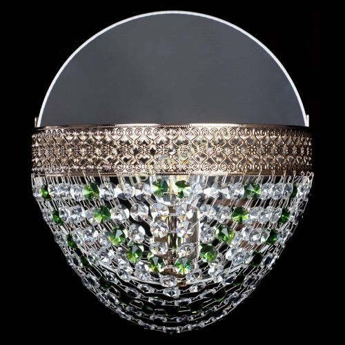 Бра Венеция Сетка зеленая в Ижевске Гусь Хрустальный