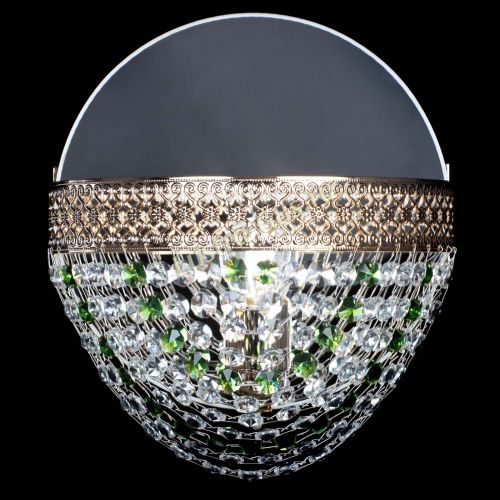 Бра Венеция Сетка зеленая в Ижевске Гусь Хрустальный