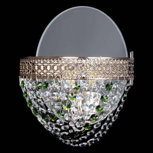 Бра Венеция Сетка зеленая в Ижевске Гусь Хрустальный