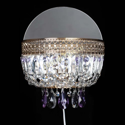 Бра Венеция фиолетовая в Ижевске Гусь Хрустальный