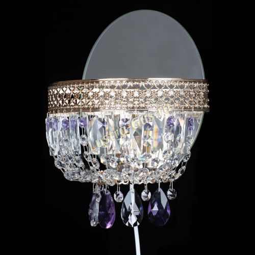 Бра Венеция фиолетовая в Ижевске Гусь Хрустальный