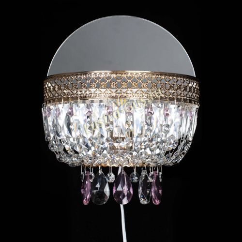 Бра Венеция розовая в Ижевске Гусь Хрустальный