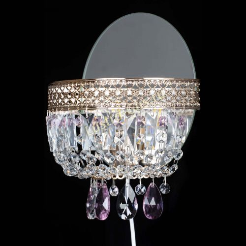 Бра Венеция розовая в Ижевске Гусь Хрустальный