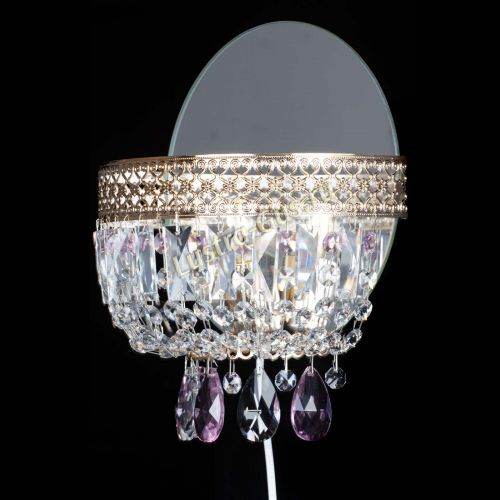 Бра Венеция розовая в Ижевске Гусь Хрустальный