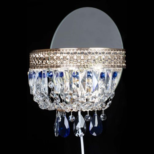 Бра Венеция синяя в Ижевске Гусь Хрустальный