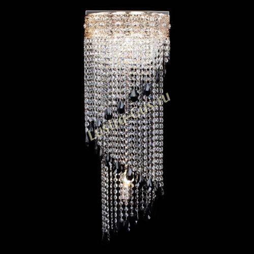 Бра Восток каскад №2 черная в Ижевске Гусь Хрустальный