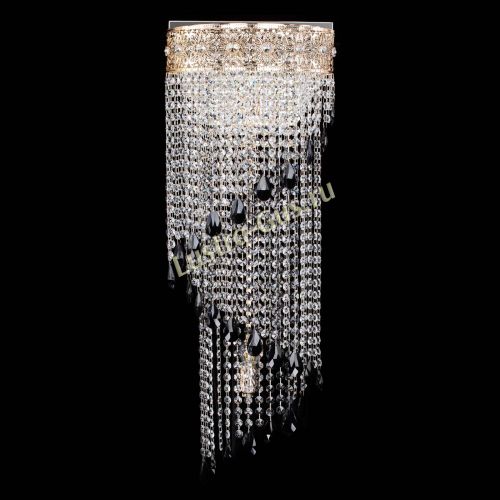 Бра Восток каскад №2 черная в Ижевске Гусь Хрустальный