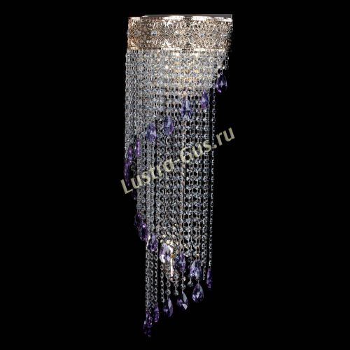 Бра Восток каскад №2 фиолетовая в Ижевске Гусь Хрустальный