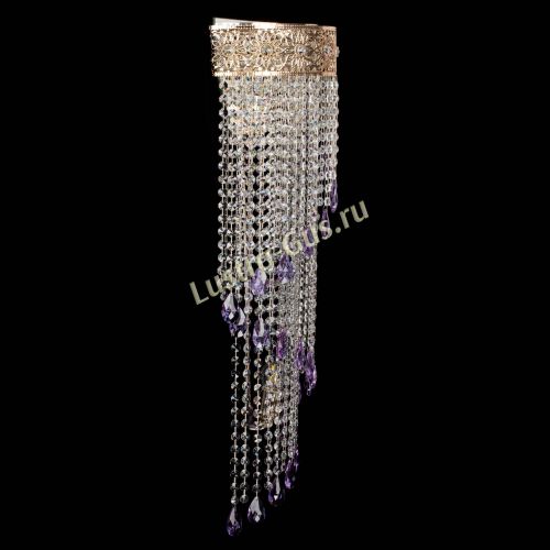 Бра Восток каскад №2 фиолетовая в Ижевске Гусь Хрустальный