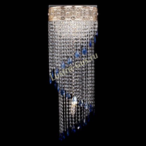 Бра Восток каскад №2 синяя в Ижевске Гусь Хрустальный