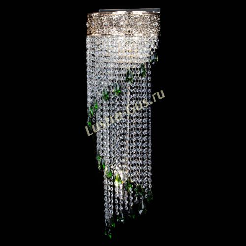 Бра Восток каскад №2 зеленая в Ижевске Гусь Хрустальный