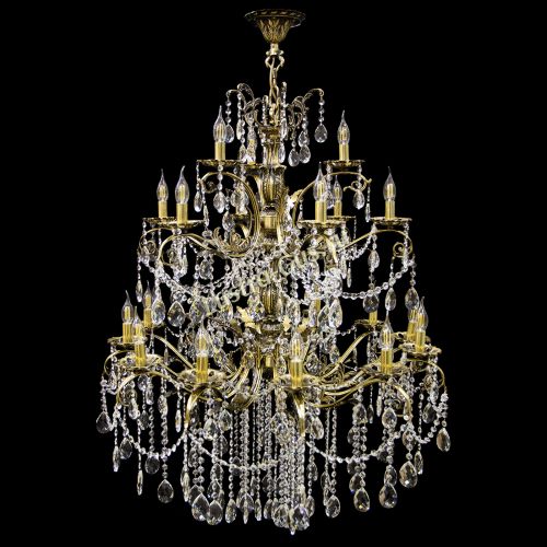 Люстра бронзовая Афина №21 в Ижевске Гусь Хрустальный