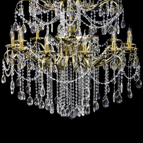 Люстра бронзовая Афина №21 в Ижевске Гусь Хрустальный