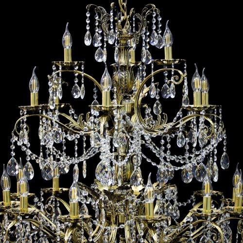 Люстра бронзовая Афина №21 в Ижевске Гусь Хрустальный