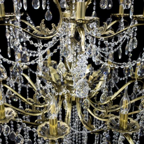 Люстра бронзовая Афина №21 в Ижевске Гусь Хрустальный