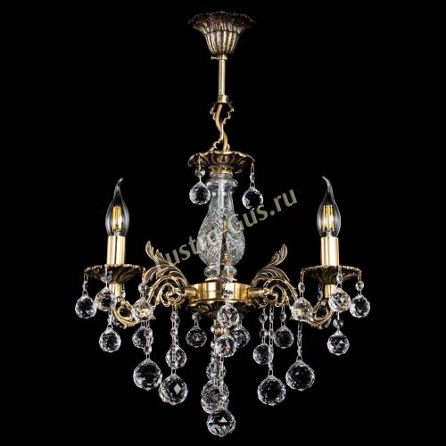 Люстра бронзовая Алфея №3/2 Шар в Ижевске Гусь Хрустальный