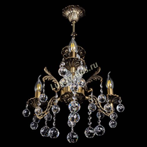 Люстра бронзовая Алфея №3/2 Шар в Ижевске Гусь Хрустальный