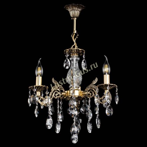 Люстра бронзовая Алфея №3/2 Звездочка в Ижевске Гусь Хрустальный