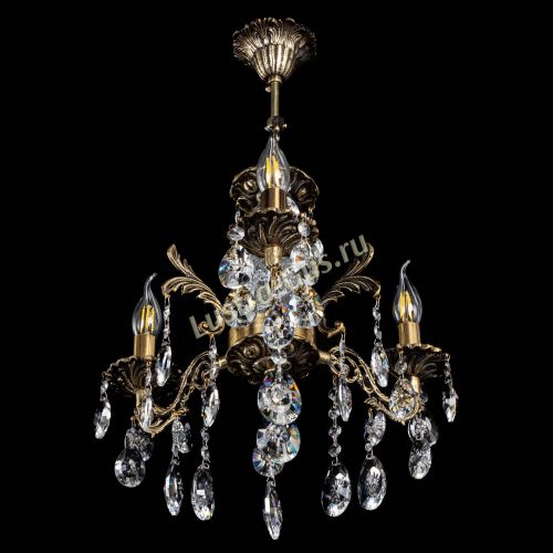 Люстра бронзовая Алфея №3/2 Звездочка в Ижевске Гусь Хрустальный