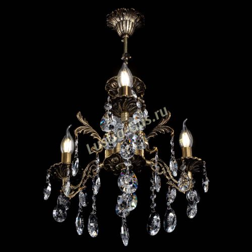 Люстра бронзовая Алфея №3/2 Звездочка в Ижевске Гусь Хрустальный