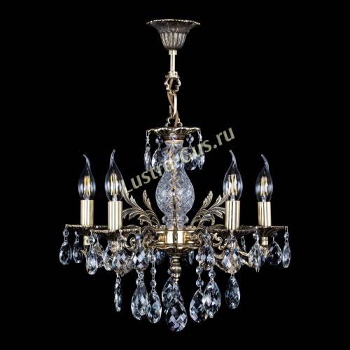 Люстра бронзовая Алфея №5/1 Баден в Ижевске Гусь Хрустальный