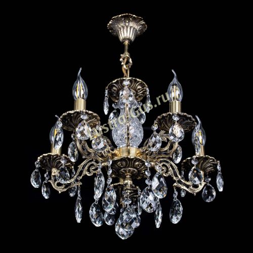 Люстра бронзовая Алфея №5/1 Баден в Ижевске Гусь Хрустальный