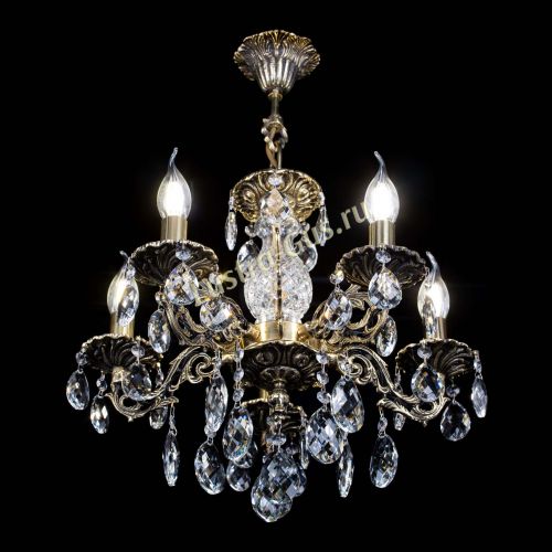 Люстра бронзовая Алфея №5/1 Баден в Ижевске Гусь Хрустальный