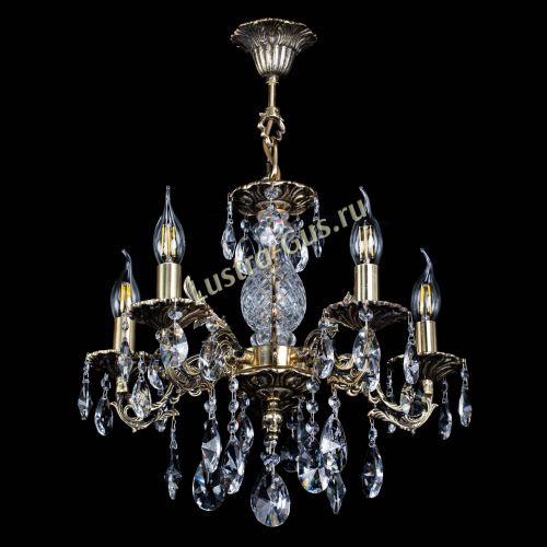 Люстра бронзовая Алфея №5/1 Лучик в Ижевске Гусь Хрустальный