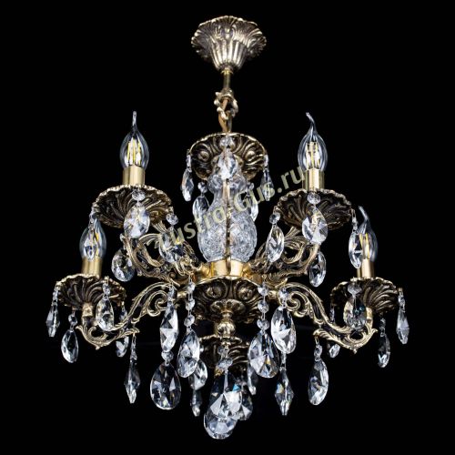 Люстра бронзовая Алфея №5/1 Лучик в Ижевске Гусь Хрустальный