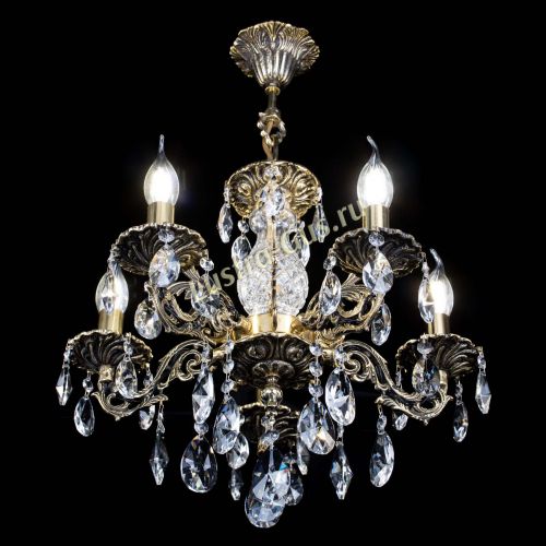 Люстра бронзовая Алфея №5/1 Лучик в Ижевске Гусь Хрустальный