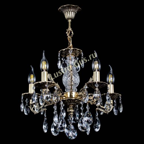 Люстра бронзовая Алфея №5/1 Журавлик в Ижевске Гусь Хрустальный