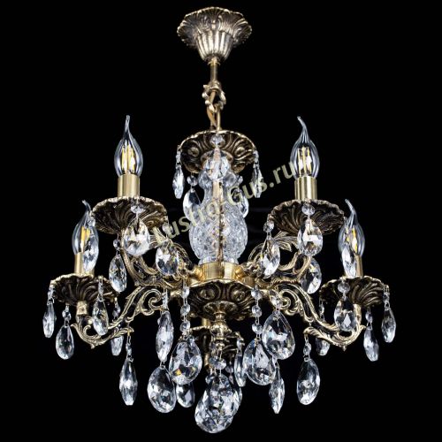 Люстра бронзовая Алфея №5/1 Журавлик в Ижевске Гусь Хрустальный