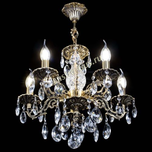 Люстра бронзовая Алфея №5/1 Журавлик в Ижевске Гусь Хрустальный