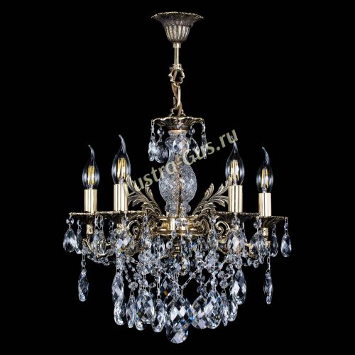 Люстра бронзовая Алфея №5/3 Баден в Ижевске Гусь Хрустальный