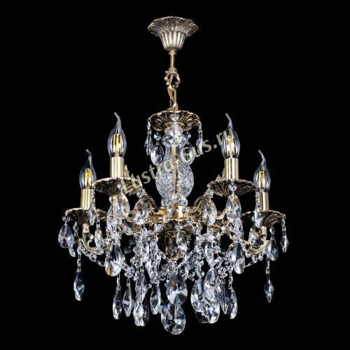 Люстра бронзовая Алфея №5/3 Лучик в Ижевске Гусь Хрустальный