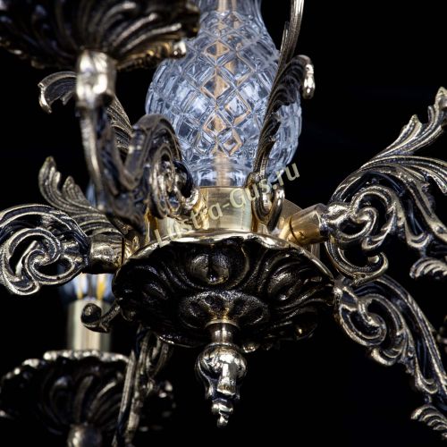 Люстра бронзовая Алфея №5/1 Журавлик в Ижевске Гусь Хрустальный