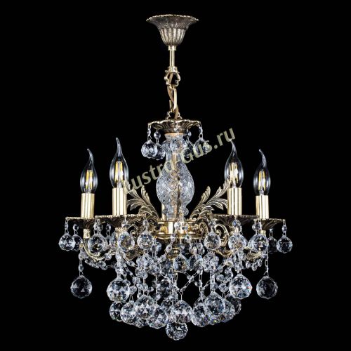 Люстра бронзовая Алфея №5/3 Шар в Ижевске Гусь Хрустальный