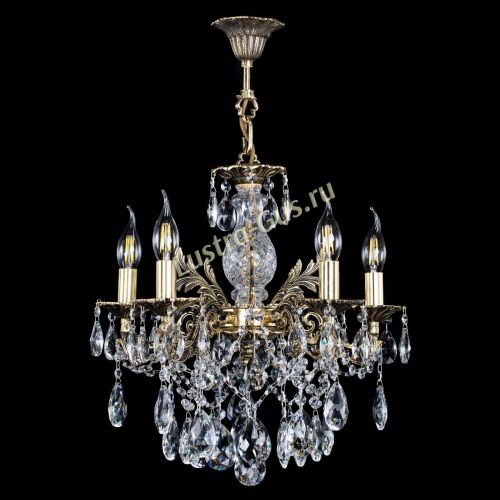 Люстра бронзовая Алфея №5/3 Журавлик в Ижевске Гусь Хрустальный