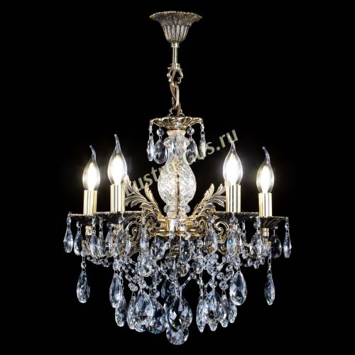 Люстра бронзовая Алфея №5/3 Журавлик в Ижевске Гусь Хрустальный