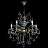 Люстра бронзовая Алфея №5 "Малахит" шар в Ижевске