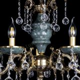 Люстра бронзовая Алфея №5 "Малахит" шар в Ижевске