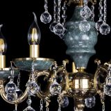 Люстра бронзовая Алфея №5 "Малахит" шар в Ижевске