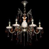 Люстра бронзовая Алфея №6 с камнем шар чайная в Ижевске Люстра бронзовая Алфея №6 с камнем шар чайная в Ижевске